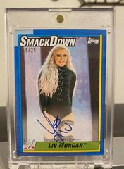 Liv Morgan [Blue] Wrestling Cards 2021 Topps Heritage WWE Autographs Prices