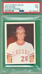 Bob Boone #55 Baseball Cards 1972 Puerto Rican League Sticker Prices