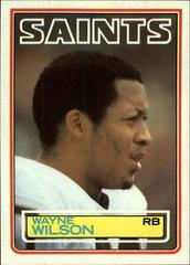 Wayne Wilson #119 Football Cards 1983 Topps Prices