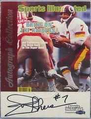 Joe Theismann Football Cards 1999 Sports Illustrated Autograph Collection Prices