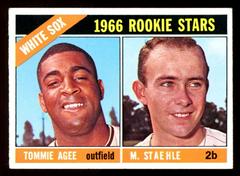White Sox Rookies [T. Agee, M. Staehle] #164 Baseball Cards 1966 O Pee Chee Prices