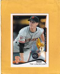 Tim Lincecum [1st Edition] #397 Baseball Cards 2014 Topps Prices