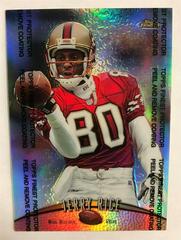Jerry Rice [Refractor w/ Coating] Football Cards 1998 Topps Finest Prices