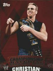 Christian [Unified Puzzle Back] Wrestling Cards 2010 Topps WWE Championship Material Prices