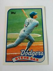 Steve Sax #40 Baseball Cards 1989 Topps Prices