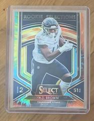 A.J. Brown [Tie Dye Prizm] Football Cards 2019 Panini Select Rookie Selections Prices