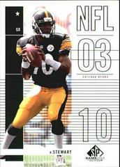 Kordell Stewart #20 Football Cards 2003 SP Game Used Prices