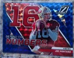 Joe Montana [Blue] #BN-JM Football Cards 2022 Panini Zenith Behind the Numbers Prices