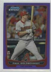 Paul Goldschmidt [Purple Refractor] #131 Baseball Cards 2012 Bowman Chrome Prices