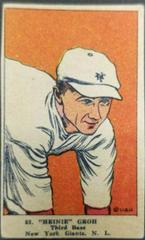'Heinie' Groh [Hand Cut] Baseball Cards 1923 W515 1 Prices