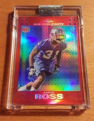 Aaron Ross [Red Refractor] #TC250 Football Cards 2007 Topps Chrome Prices