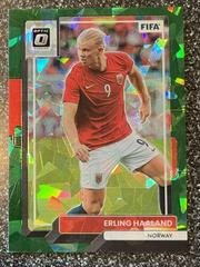 Erling Haaland [Optic Green Ice] Soccer Cards 2022 Panini Donruss Prices