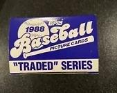 Complete Set Baseball Cards 1988 Topps Traded Prices