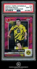 Giovanni Reyna [Pink Wave Refractor] #33 Soccer Cards 2020 Topps Chrome Bundesliga Prices