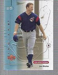 Jim Thome Baseball Cards 2002 Upper Deck Ovation Prices