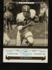 Jim Brown [Timeless Tributes Platinum] #245 Football Cards 2006 Panini Donruss Classics Prices