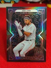 Josh Lowe [Red] Baseball Cards 2022 Panini Chronicles Obsidian Prices