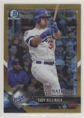 Cody Bellinger [Gold Refractor] Baseball Cards 2018 Bowman Chrome National Convention Prices