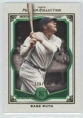 Babe Ruth [Green] Baseball Cards 2013 Topps Museum Collection Prices