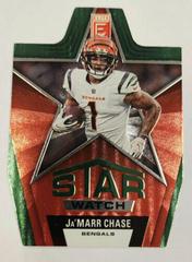 Ja'Marr Chase [Green] Football Cards 2022 Panini Donruss Elite Star Watch Prices