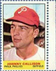 Johnny Callison Baseball Cards 1964 Bazooka Stamps Prices