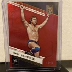 Rowdy Roddy Piper [Aspirations] #102 Wrestling Cards 2023 Donruss Elite WWE Prices