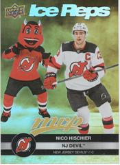 Nico Hischier, N. J. Devil [Gold] #IR-9 Hockey Cards 2023 Upper Deck MVP Ice Reps Prices