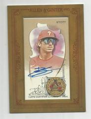Bryson Stott #MA-BST Baseball Cards 2023 Topps Allen & Ginter Mini Framed Autographs Prices