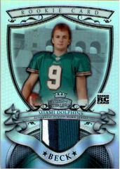 John Beck [Jersey Refractor] Football Cards 2007 Bowman Sterling Prices