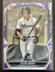 Jacob Berry [Purple Pattern] #BP-108 Baseball Cards 2023 Bowman Paper Prospects Prices