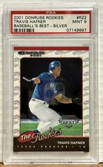 Travis Hafner [Baseball's Best Silver] #R22 Baseball Cards 2001 Donruss Rookies Prices