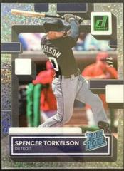 Spencer Torkelson [Green] #75 Baseball Cards 2022 Panini Chronicles Clearly Donruss Prices