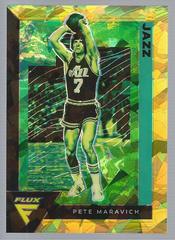 Pete Maravich [Gold Cracked Ice] Basketball Cards 2020 Panini Flux Prices