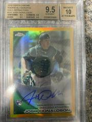 Josh Donaldson [Autograph Gold Refractor] #191 Baseball Cards 2010 Topps Chrome Prices