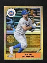 Pete Alonso #87BC-10 Baseball Cards 2022 Topps Chrome 1987 Prices