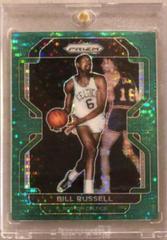 Bill Russell [Green Shimmer] Basketball Cards 2021 Panini Prizm Prices