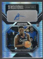 Adama Sanogo [Hyper] #DPA-ASG Basketball Cards 2023 Panini Prizm Draft Picks Autographs Prices
