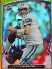 Tony Romo [Gold Refractor] #36 Football Cards 2014 Bowman Chrome Prices