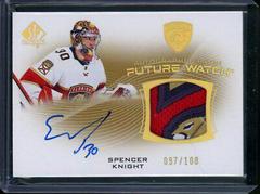 Spencer Knight Hockey Cards 2021 SP Authentic Future Watch Auto Patch Prices