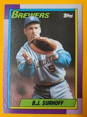 B. J. Surhoff #696 Baseball Cards 1990 Topps Tiffany Prices