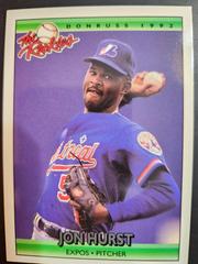 Jon Hurst #57 Baseball Cards 1992 Panini Donruss Rookies Prices