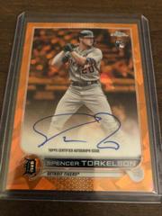 Spencer Torkelson [Orange] #RA-ST Baseball Cards 2022 Topps Chrome Update Sapphire Rookie Autographs Prices