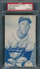 Bob Alexander [Blue Tint] #34 Baseball Cards 1953 Canadian Exhibits Prices