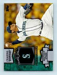 Felix Hernandez #CH-82 Baseball Cards 2013 Topps Chasing History Prices