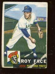 Roy Face Baseball Cards 1953 Topps Prices