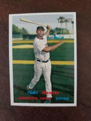 Torii Hunter [Blue Lettering] Baseball Cards 2006 Topps Heritage Prices