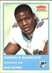Adewale Ogunleye [Blue] #148 Football Cards 2004 Fleer Tradition Prices
