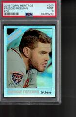Freddie Freeman [Foil] Baseball Cards 2015 Topps Heritage Prices