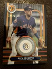 Alex Bregman [Orange] #SOA-AB Baseball Cards 2024 Topps Tribute Stamp of Approval Prices