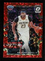 Anthony Davis [Fast Break Red] #91 Basketball Cards 2017 Panini Donruss Optic Prices